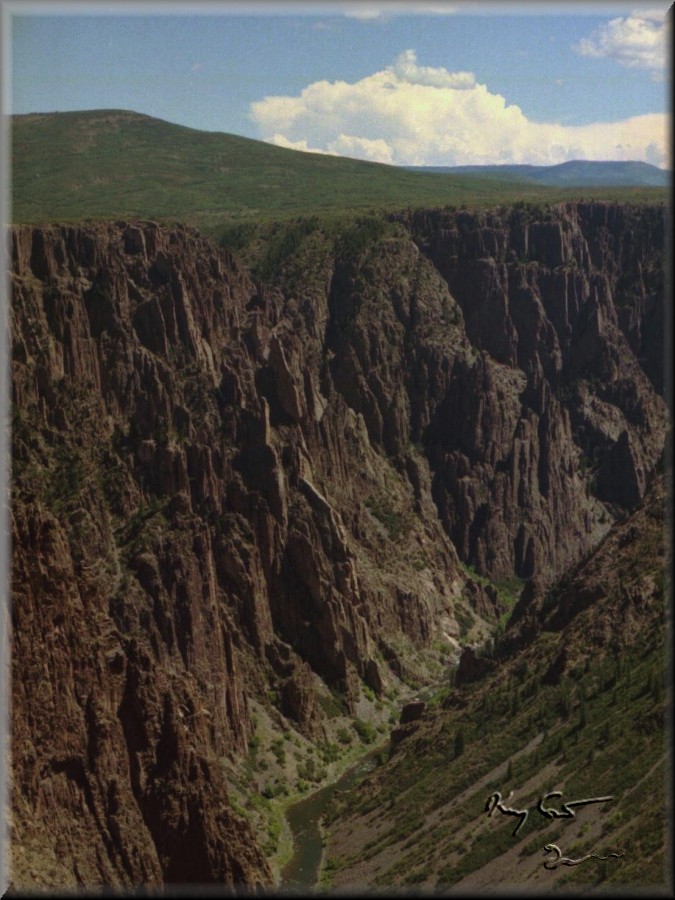 The Black Canyon of the Gunnison