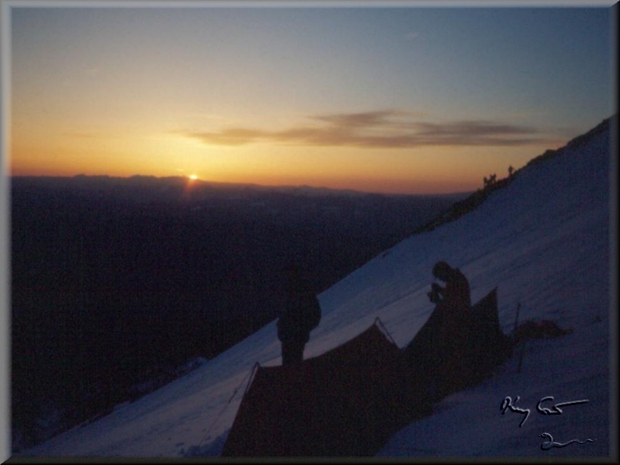 Sunrise on St. Helens