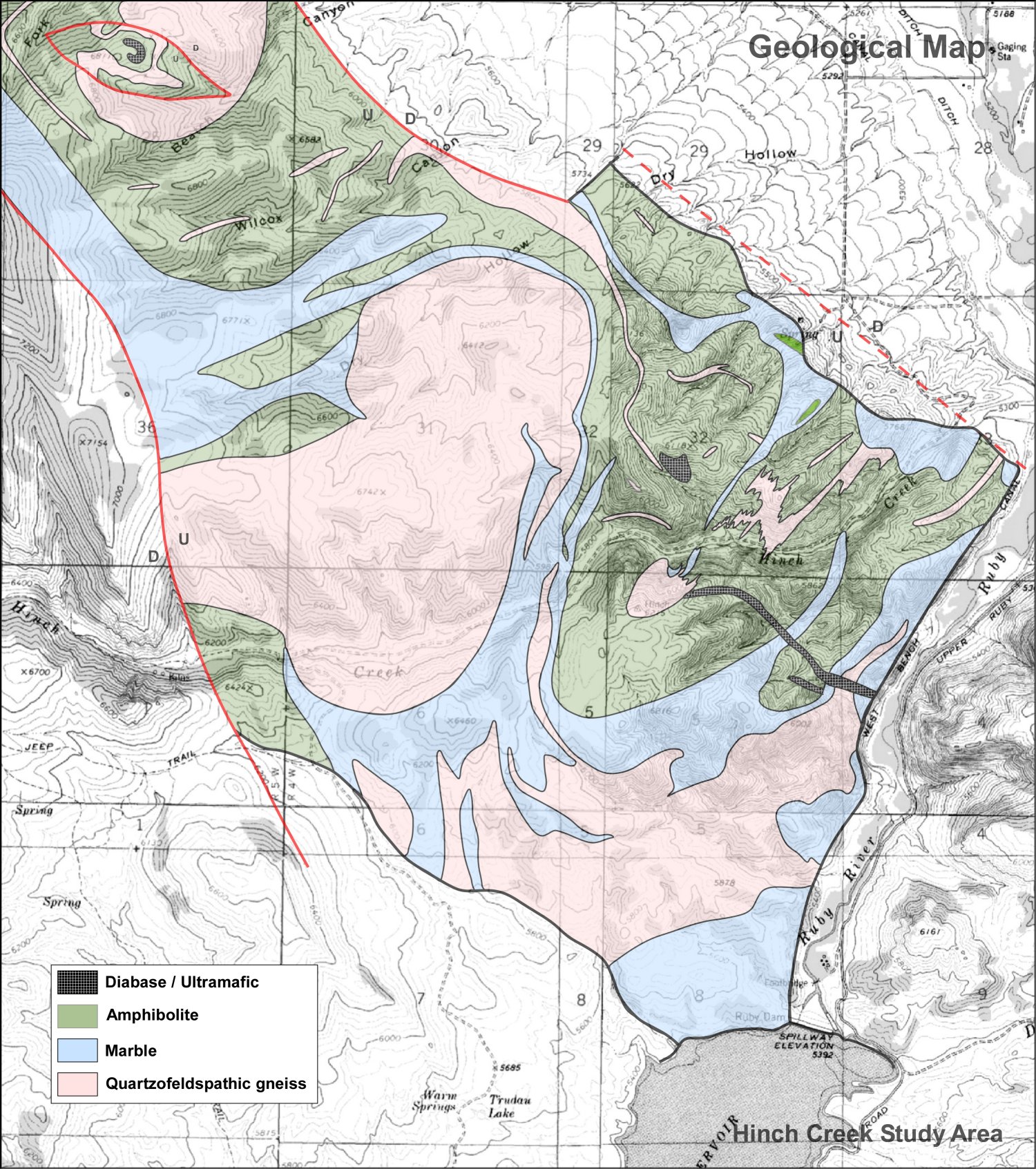 Hinch Creek Geology