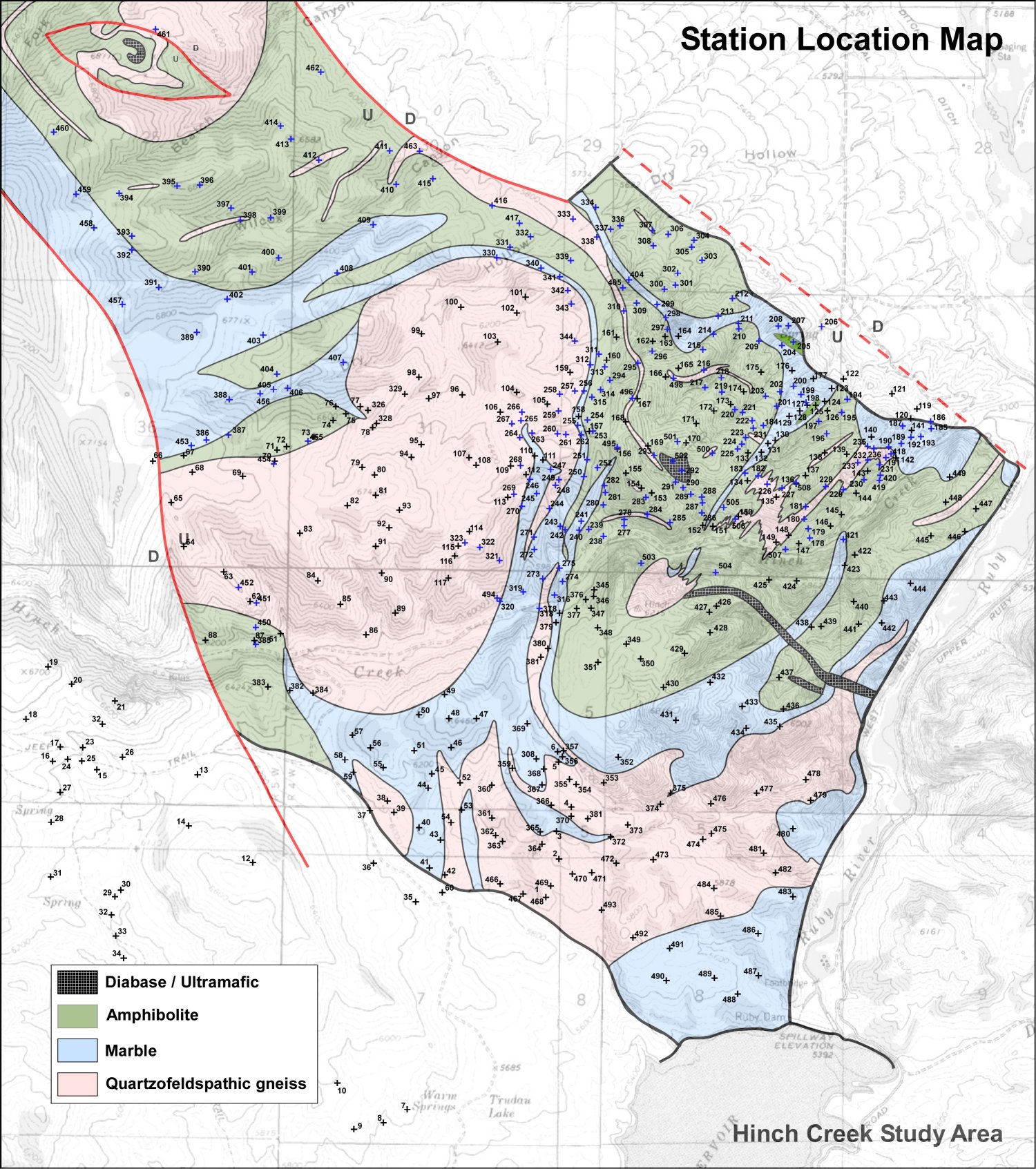 Hinch Creek Geology